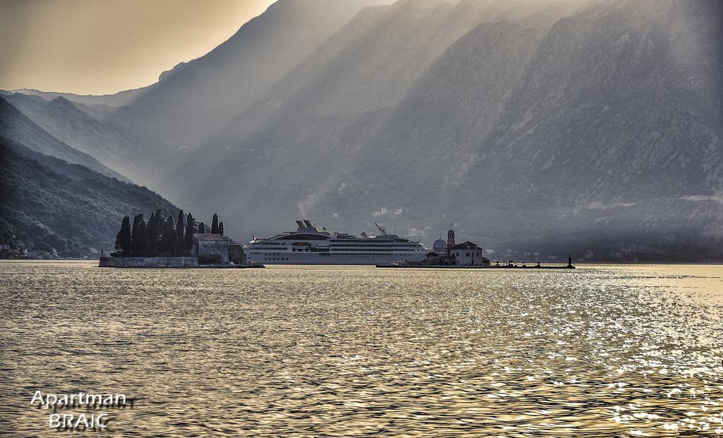 Apartment Waterline Perast Exterior foto